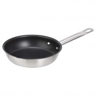 AmazonCommercial 8 Non-Stick Stainless Steel Aluminum-Clad Fry Pan with Non-Stick Coating