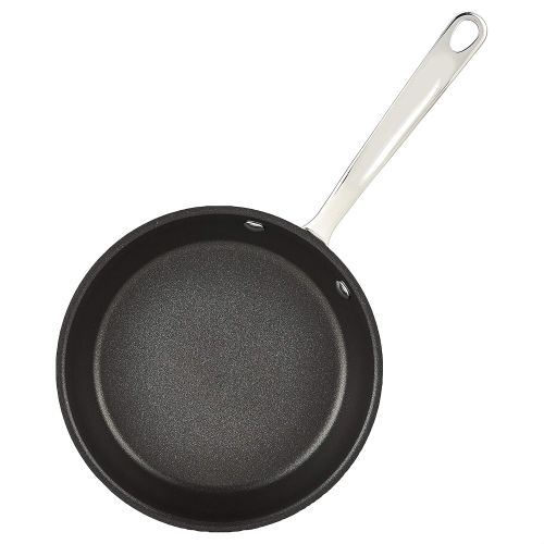  AmazonCommercial Tri-Ply Non-Stick Stainless Steel Fry Pan, 8 Inch