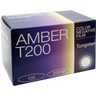 Amber T200 200 ISO Color Negative Tungsten Movie Film (35mm Roll Film, 27 Exposures)