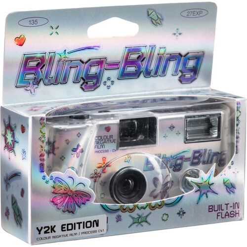  Amber Bling-Bling Pre-Exposed Single Use 35mm Film Camera