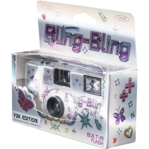  Amber Bling-Bling Pre-Exposed Single Use 35mm Film Camera