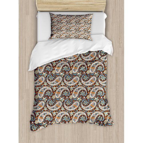  Ambesonne Paisley Duvet Cover Set