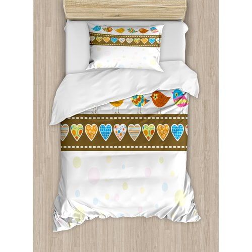  Ambesonne Valentines Day Duvet Cover Set
