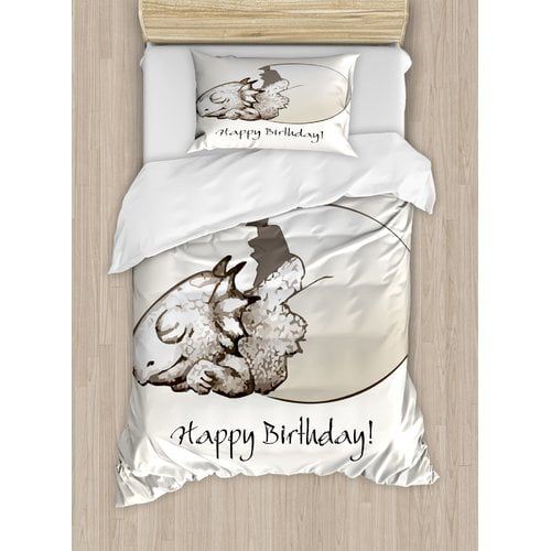  Ambesonne Dinosaur Duvet Cover Set