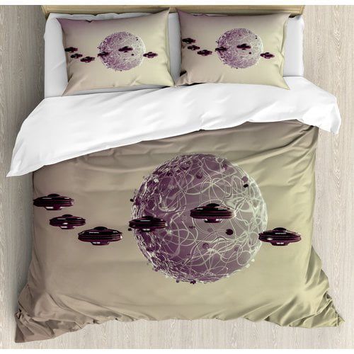  Ambesonne Galaxy Duvet Cover Set