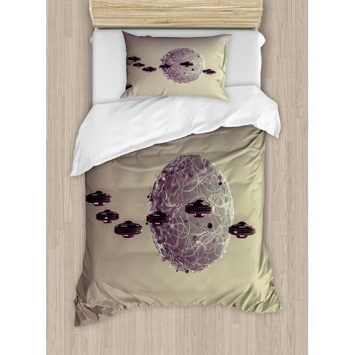  Ambesonne Galaxy Duvet Cover Set