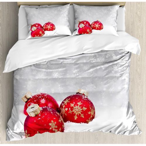  Ambesonne Unicorn Home and Kids Decor Duvet Cover Set, Unicorn Galloping on Curved Swirled Tree Branches in Forest Theme Design, A Decorative 3 Piece Bedding Set with Pillow Shams,