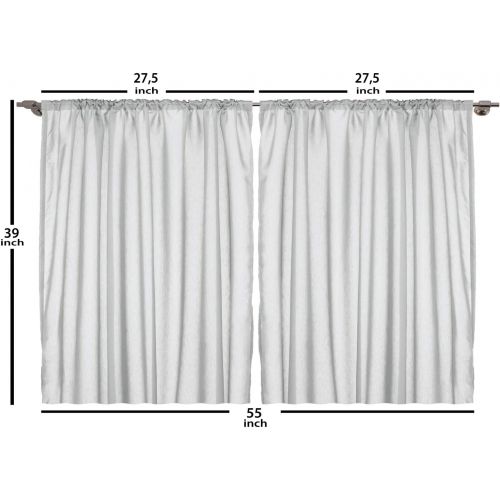  Ambesonne Western Kitchen Curtains, Galloping Running Horses in Desert Two Cowboys Roping Dusty Wild Rural Countryside, Window Drapes 2 Panel Set for Kitchen Cafe, 55 W X 39 L Inch