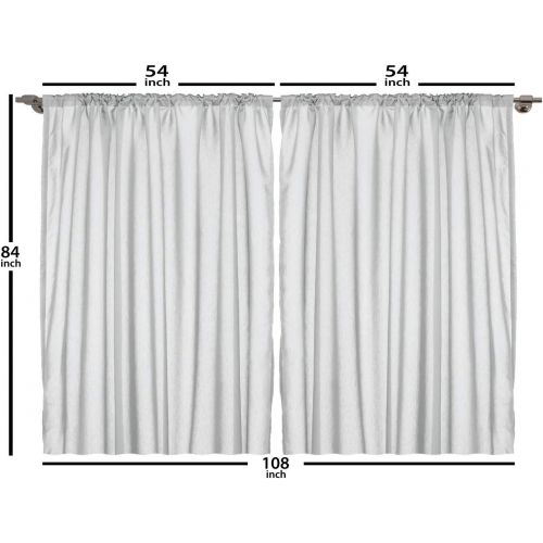  Modern Decor Curtains by Ambesonne, Autumn Forest Scenery with Rays of Warm Sun Lights on Shady Trees Woods Art, Living Room Bedroom Window Drapes 2 Panel Set, 108W X 63L Inches, Y