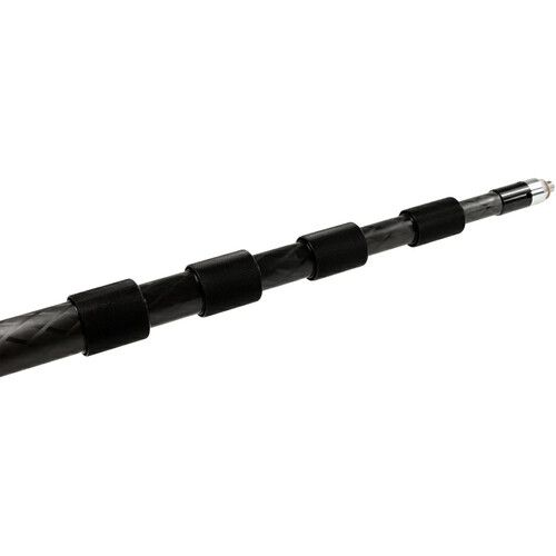  Ambient Recording QP550-CCSB QP5 Carbon Fiber 5-Section Cabled Boompole (Stereo, Bottom Outlet, 1.8 to 6.1')