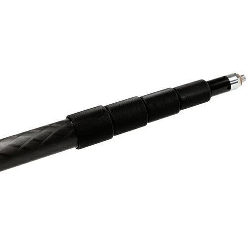  Ambient Recording QP550-CCSB QP5 Carbon Fiber 5-Section Cabled Boompole (Stereo, Bottom Outlet, 1.8 to 6.1')
