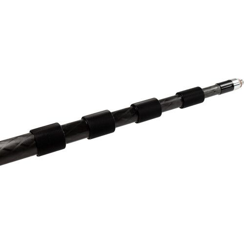  Ambient Recording QuickPole 5 Boompole with Straight Mono Cable, Flow-Thru Outlet?with Adapter, and 3-Pin XLR Connector (20.7')