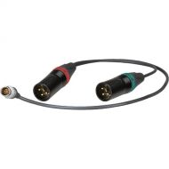 Ambient Recording Audio Adapter Cable with 6-Pin LEMO to Two 3-Pin XLR Female for ARRI ALEXA Mini LF