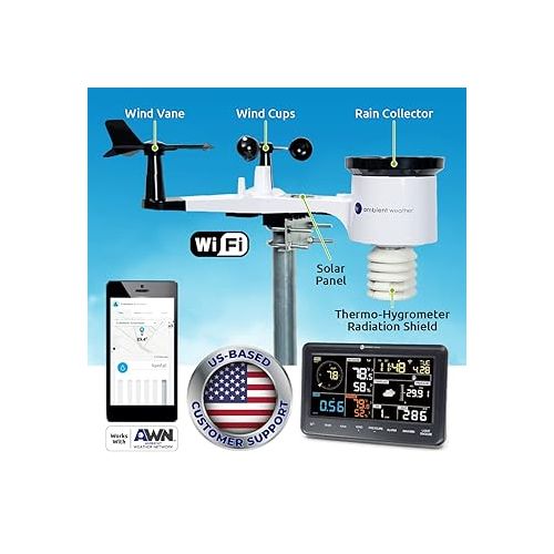  Ambient Weather WS-2902 WiFi Smart Weather Station