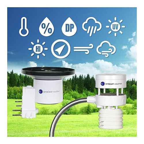  Ambient Weather WS-5000 Ultrasonic Smart Weather Station