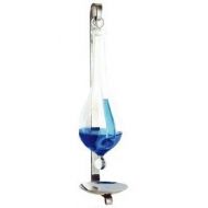 Ambient Weather B1025C Antique Storm Glass Wall Mount Liquid Barometer with Drip Cup