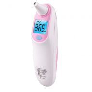 Ambiguity Ear Thermometer,LCD Baby Non-Contact Thermometer Forehead Ear Tester Temperature