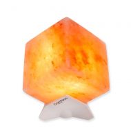 Ambion Lighting MANASLU Diamond Design Natural Himalayan Salt Lamps Crystal Pink Salt Lamp Night Light Sleeping Improve I Contempoary Design Salt Lamp LED Mood Lighting I Eco Frien