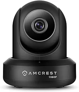 Amcrest ProHD 1080P WiFi 2MP (1920TVL) Indoor Pan/Tilt Security Wireless IP Camera IP2M-841B (Black)