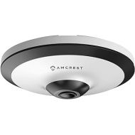 Amcrest Fisheye IP POE Camera, 360° Panoramic 5-Megapixel POE IP Camera, Fish Eye Security Indoor Camera, IVS Features and People Counting, MicroSD Recording, IP5M-F1180EW-V2 (White)