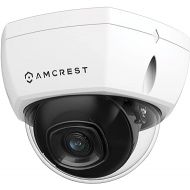 Amcrest UltraHD 4K (8MP) Outdoor Security POE IP Camera, 98ft NightVision, 2.8mm Lens, IP67 Weatherproof, IK10 Vandal Resistant Dome, MicroSD Recording, White (REP-IP8M-2493EW) (Renewed)