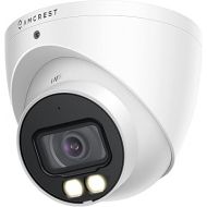 Amcrest Analog 5MP NightColor Outdoor Security Camera, Turret 5MP @ 25fps, CCTV-Coax-BNC, 131ft Full Color Night Vision, Mic, 112° FOV (Not an IP Camera) (DVR Required, Not Included) (AT5N28-W)