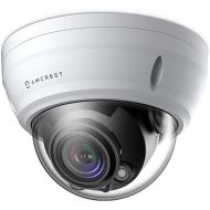 Amcrest UltraHD 4K Varifocal PoE Dome Outdoor Security Camera, 4K (8-Megapixel) 3840x2160P, 164ft Night Vision, 4X Optical Zoom, Motorized Varifocal Lens 58°-110°, White (REP-IP8M-2454EW) (Renewed)