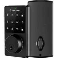 Amcrest Keyless Entry Door Lock Deadbolt, Digital Door Locks with Keypads, Smart Lock, Electronic Keypad Door Knob Cylinder Deadbolt, Automatic Locking, Heavy Duty Commercial Grade ADL220-B