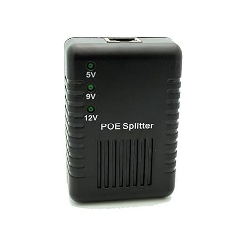  Amcrest Active PoE Splitter Adapter, IEEE 802.3af compliant, Up To 100 meters, 5V / 12V Output