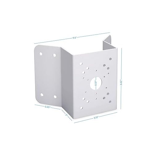  Amcrest AMCPFA151 Corner Mounting Bracket, Compatible w/ AMCPFA134, AMCPFA136, AMCPFA13A, AMCPFA120, IP2M-850EB, IP2M-853EW, IP2M-858W, IP4M-1053EW & IP4M-1046EW-AI