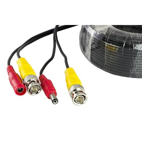  Amcrest 2-Pack 150 Feet Pre-Made All-in-One Siamese BNC Video and Power CCTV Security Camera Cable with Two Female Connectors for 960H & HD-CVI Camera and DVR (SCABLEHD150B-2pack)