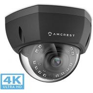 Amcrest 4K Outdoor POE IP Camera, UltraHD 8MP Security Camera, 3840x2160P Resolution, IK10 Vandal Resistant Dome, 112° Wide Angle FOV, 2.8mm Lens, IP67 Weatherproof Security, Cloud