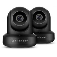 2-Pack Amcrest ProHD 1080P WiFi/Wireless IP Security Camera IP2M-841 Pan/Tilt, 2-Way Audio, Optional Cloud Recording, Full HD 1080P 2MP, Super Wide 90° Viewing Angle, Night Vision