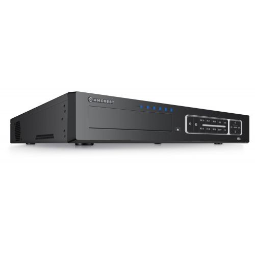  Amcrest NV4432E 32 Chanel (16-Channel PoE) Network Video Recorder - Supports 5-Megapixels @ 30fps Realtime, ONVIF Compliance, USB Backup, Supports up to 24TB HDD (Not Included) and