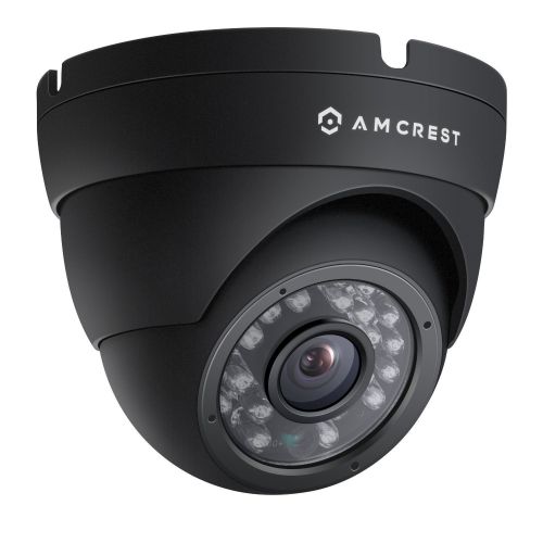  Amcrest 960H 4CH Security System - Four 800+ TVL IP66 Bullet and Dome Cameras (Black)