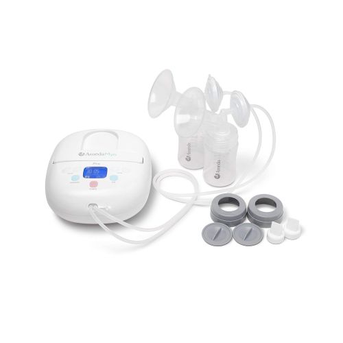  Ameda MYA Pro Hospital Strength Electric Breast Pump, Includes 24mm Flanges, Freezer-Safe Storage Bottles, White