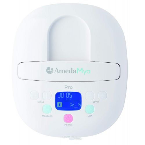  Ameda MYA Pro Hospital Strength Electric Breast Pump, Includes 24mm Flanges, Freezer-Safe Storage Bottles, White