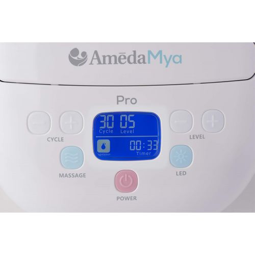  Ameda MYA Pro Hospital Strength Electric Breast Pump, Includes 24mm Flanges, Freezer-Safe Storage Bottles, White