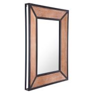 America Luxury - Mirrors Modern Contemporary Decorative Accent Wall Mirror, Antique Style, Wood Steel, Lounge Office Lobby