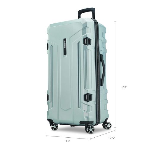  American+Tourister American Tourister Trip Locker Hardside Checked Luggage with Dual Spinner Wheels