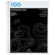 American Educational 100 Topographic Maps Book, 11 Height x 8-1/2 Length
