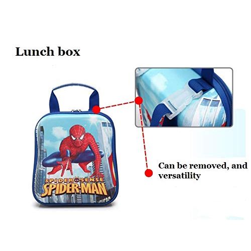  American Kids suitcase, Marvel Spiderman Trolley Suitcase Childs Red/Blue Kids Travel Luggage Bag Case