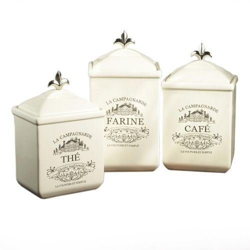  American Atelier Maison 3-Piece Cookie Jar Set