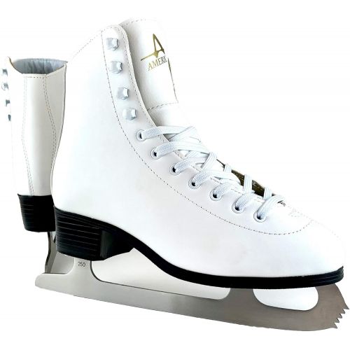 American Athletic Shoe Womens Tricot Lined Ice Skates