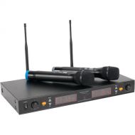 American Audio WM-219 Two-Channel UHF Wireless Handheld Microphone System