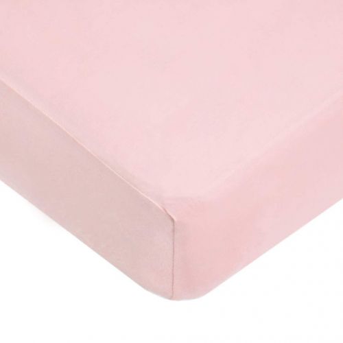  American Baby Company Heavenly Soft Minky Dot 4-Piece Crib Bedding Set, Pink, for Girls