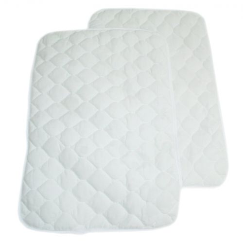  [아마존베스트]American Baby Company Waterproof Quilted Lap and Burp Pad Cover made with Organic Cotton, Natural Color, 2 Pack