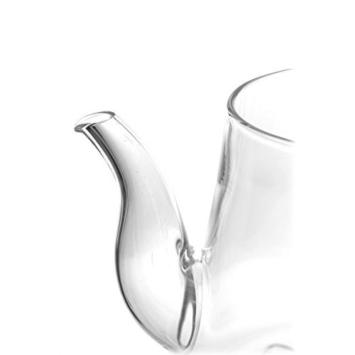 American Chateau Large 35oz/1L Heat Resistant Borosilicate Glass Teapot Tea Pot Kettle with Infuser