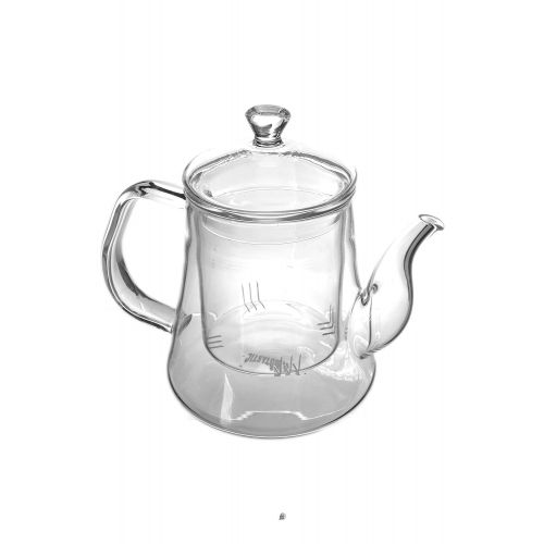  American Chateau Large 35oz/1L Heat Resistant Borosilicate Glass Teapot Tea Pot Kettle with Infuser