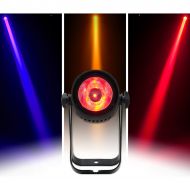 American DJ},description:Producing a narrow beam of light with a 4° beam angle, the ADJ Saber Spot RGBW offers flicker-free operation. It’s powered by an intense 15W RGBW LED light